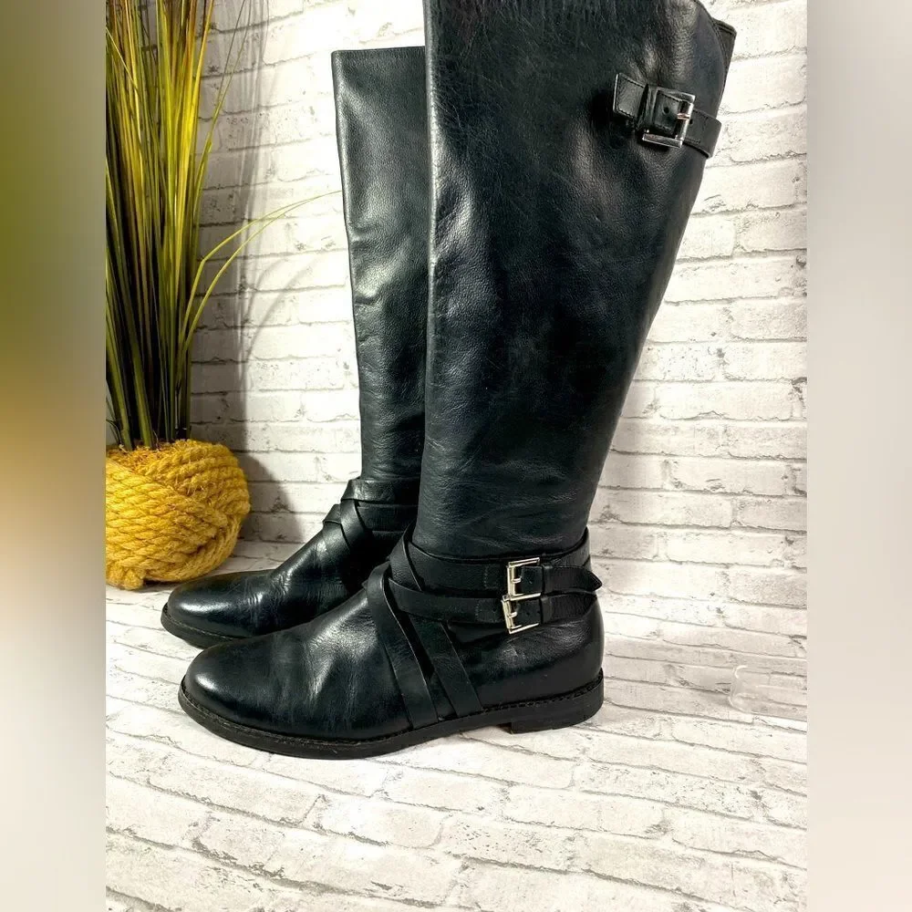 Cole‎ Haan Black Nike air Knee High boots Sz. 8.5B